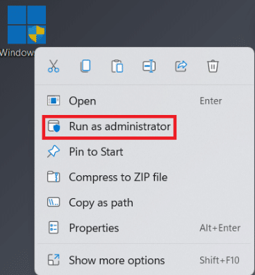 Fornecendo permissão de administrador ao assistente de instalação do Windows 11. Como corrigir o erro 0x8007007f no Windows 11