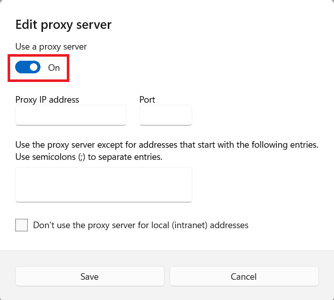 Basculer pour le serveur proxy. Comment réparer Microsoft Store qui ne s'ouvre pas sur Windows 11