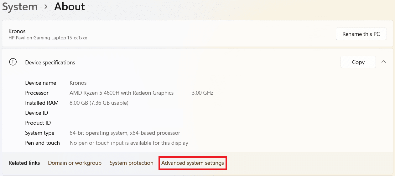 À propos de votre section PC