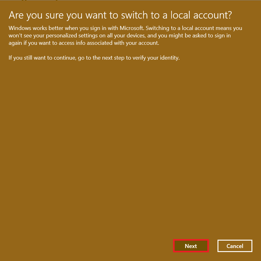 將 Microsoft 帳戶切換到本地帳戶。如何在 Windows 11 中創建本地帳戶
