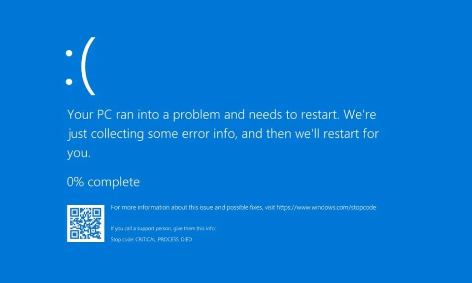 Cara Memperbaiki Kesalahan Proses Kritis Meninggal di Windows 11
