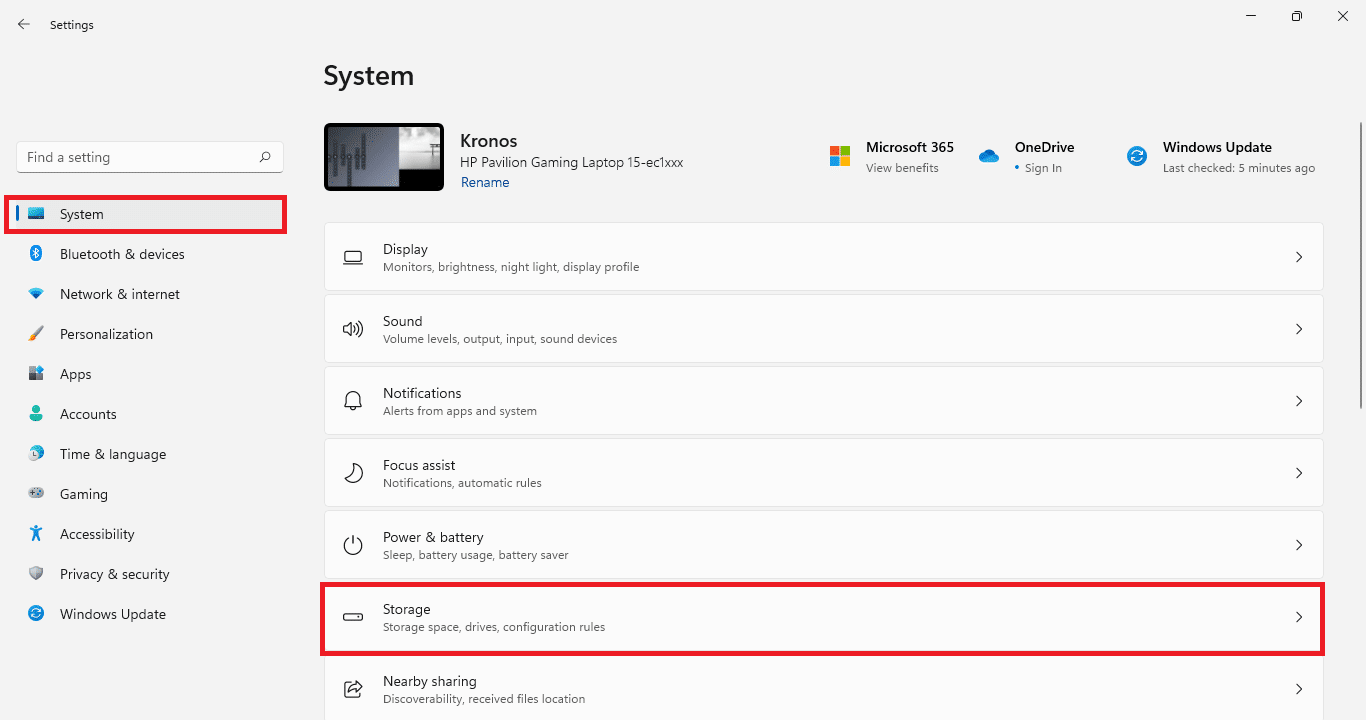 Tab sistem di aplikasi Pengaturan. Cara untuk mempercepat Windows 11