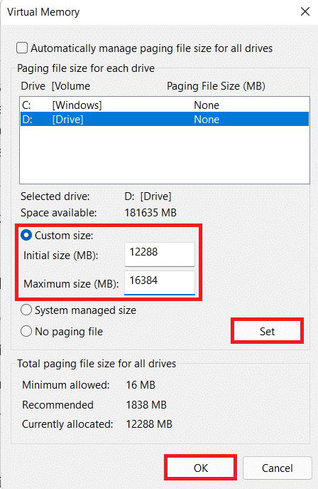 Pusat memori virtual. Cara untuk mempercepat Windows 11