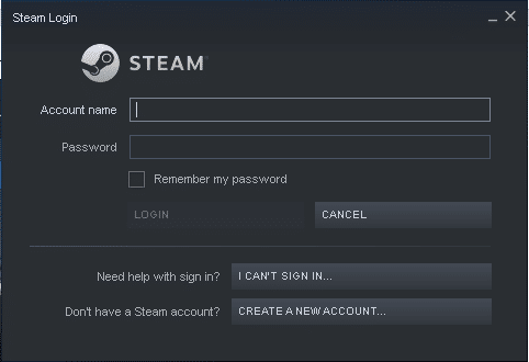 Luncurkan Steam dan masuk menggunakan kredensial Anda. Cara Mencadangkan Game Steam