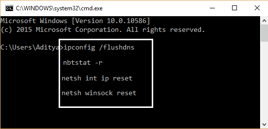 réinitialiser votre TCP/IP et vider votre DNS.