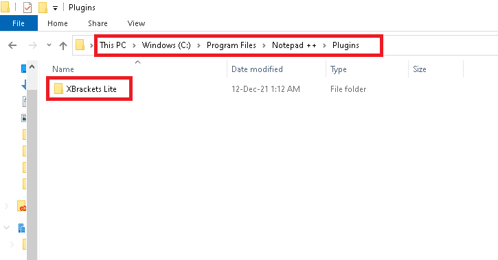 Vá para o local do arquivo onde você instalou os plugins.