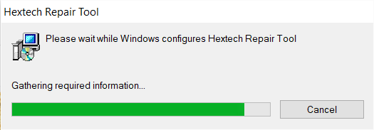 instalando a ferramenta de reparo Hextech