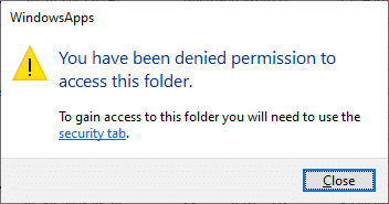 Ainda assim, você receberá o seguinte prompt mesmo quando abrir a pasta com privilégios administrativos. Como adicionar jogos da Microsoft ao Steam usando UWPHook