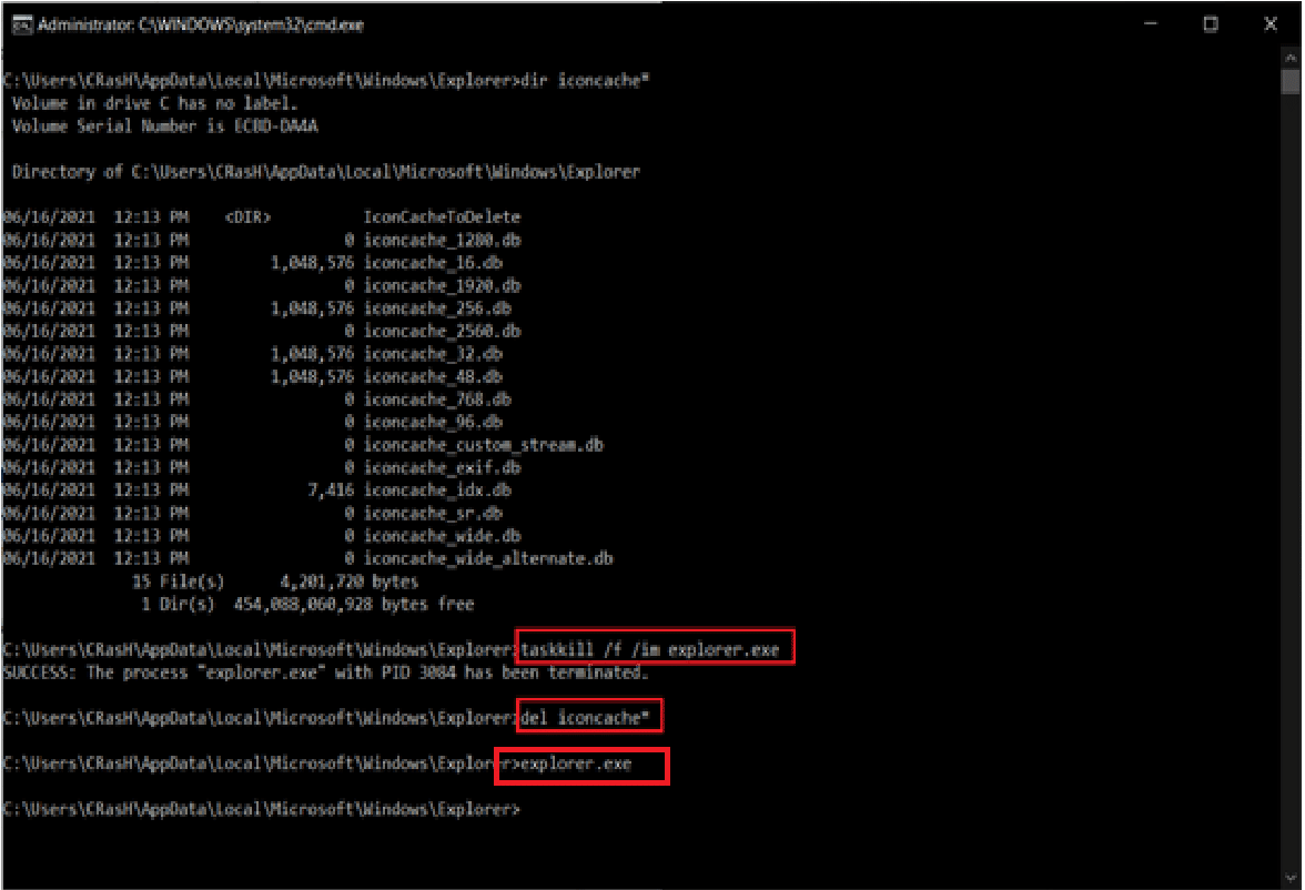 Reinicie o processo executando explorer.exe, Como corrigir o problema ausente dos ícones da barra de tarefas do Windows 10
