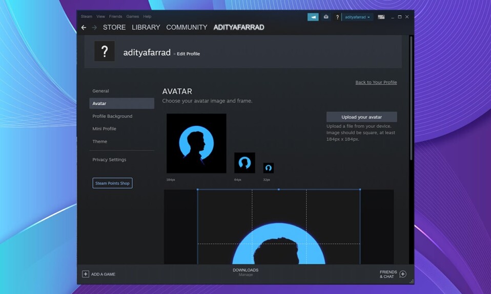 Cara Mengubah Gambar Profil Steam Anda