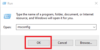 Ketik msconfig dan klik OK untuk meluncurkan Konfigurasi Sistem. 7 Cara Memperbaiki iaStorA.sys BSOD Error pada Windows 10