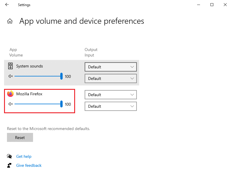 vérifiez si votre application dispose de commandes de volume. Faites glisser le volume de l'application vers la droite. Comment réparer le microphone trop silencieux sur Windows 10