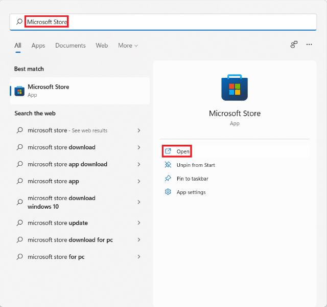 Mulai hasil pencarian menu untuk Microsoft Store. Cara Memperbaiki Halo Infinite Semua Anggota Fireteam Tidak Sama Versi Error di Windows 11