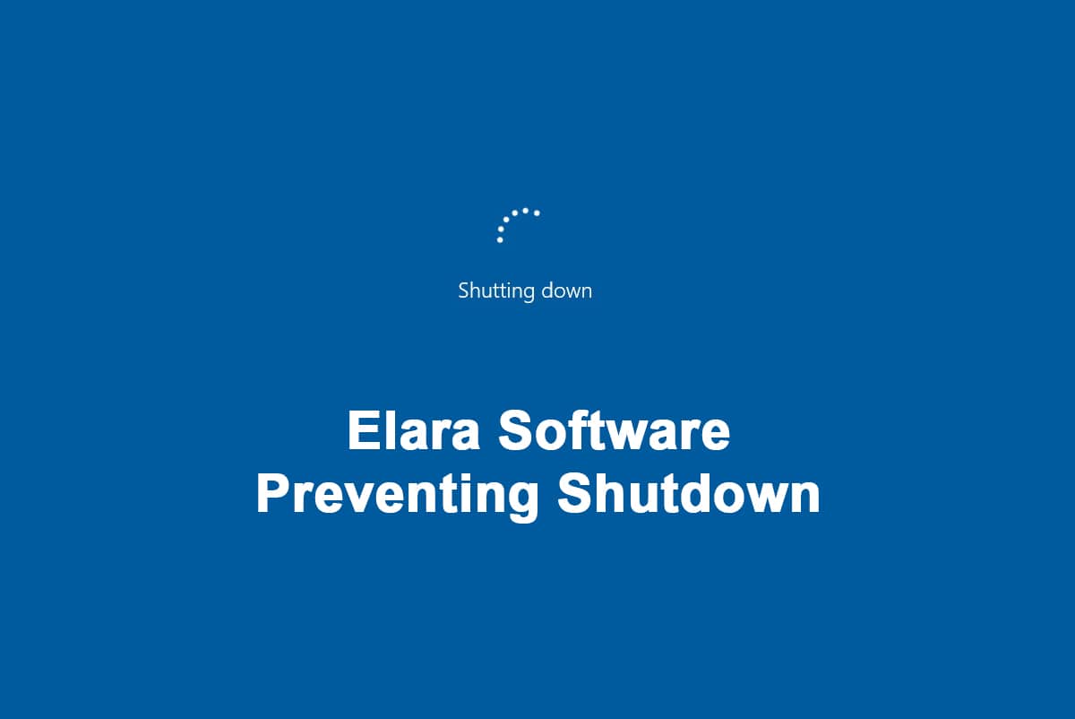 Cara Memperbaiki Perangkat Lunak Elara Mencegah Shutdown