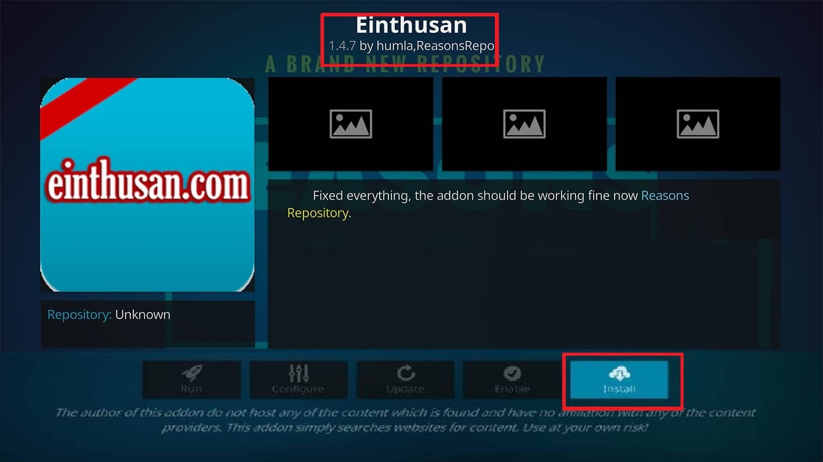Einthusan-Kodi-アドオン