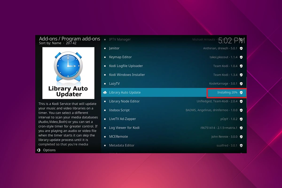 Cara Memperbarui Perpustakaan Kodi