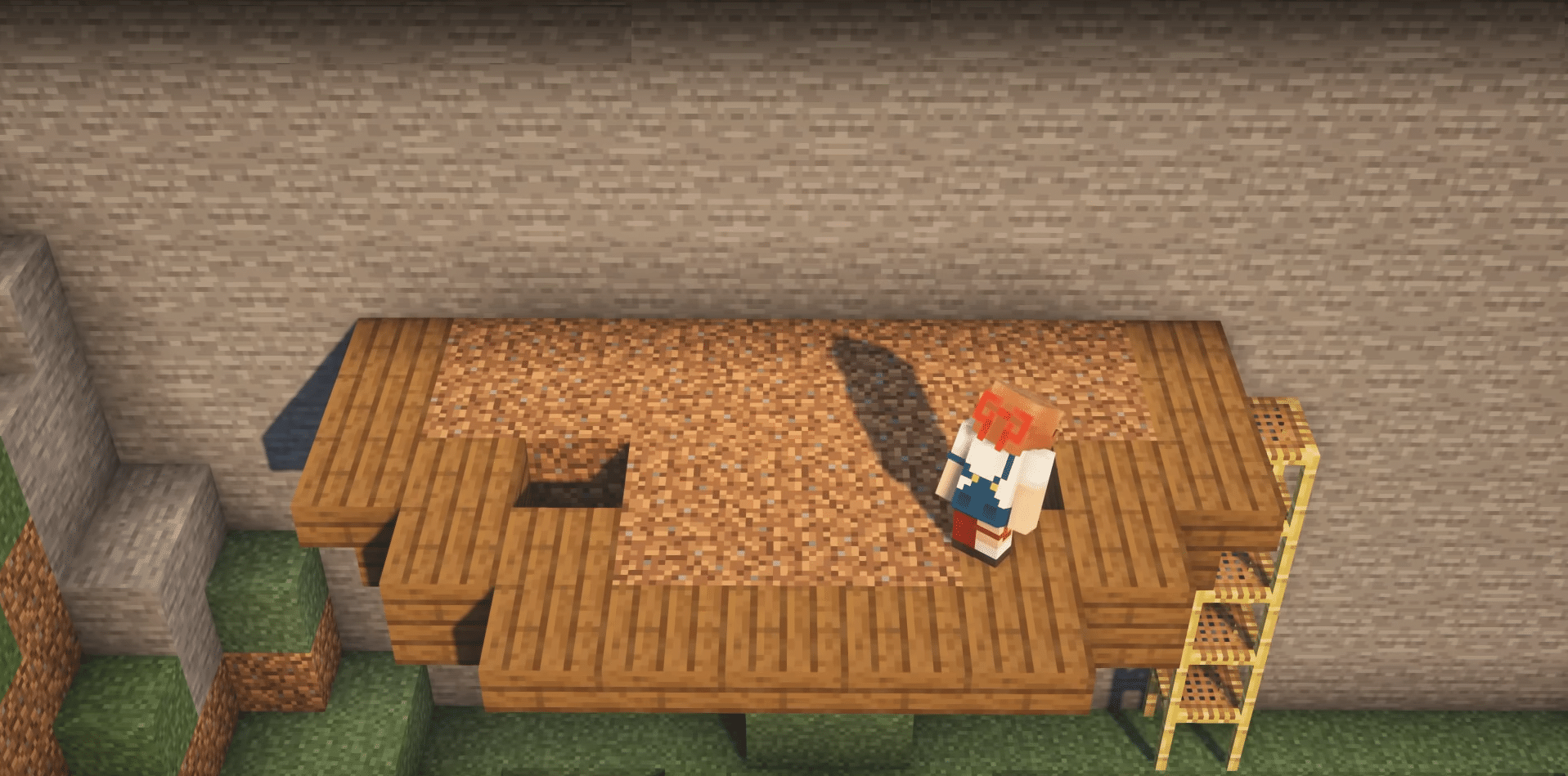 Di dalam Rumah Gunung Minecraft
