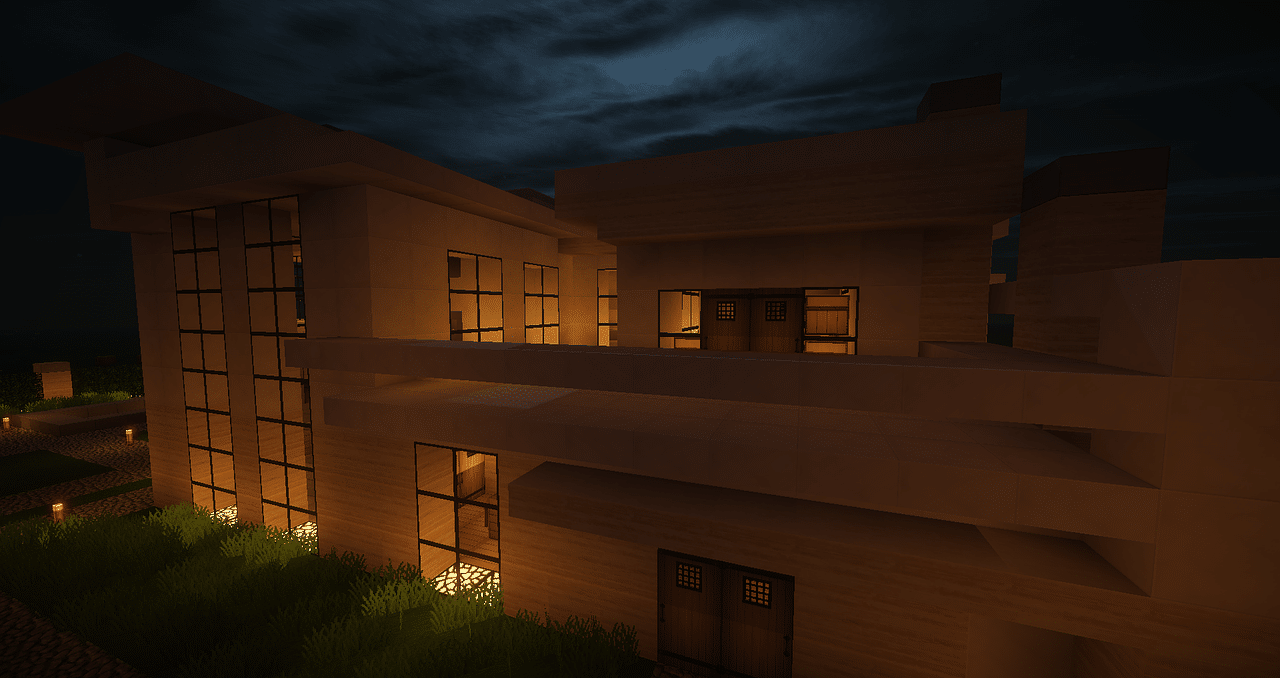 Rumah Susun untuk Multipemain | Ide rumah Minecraft yang lucu