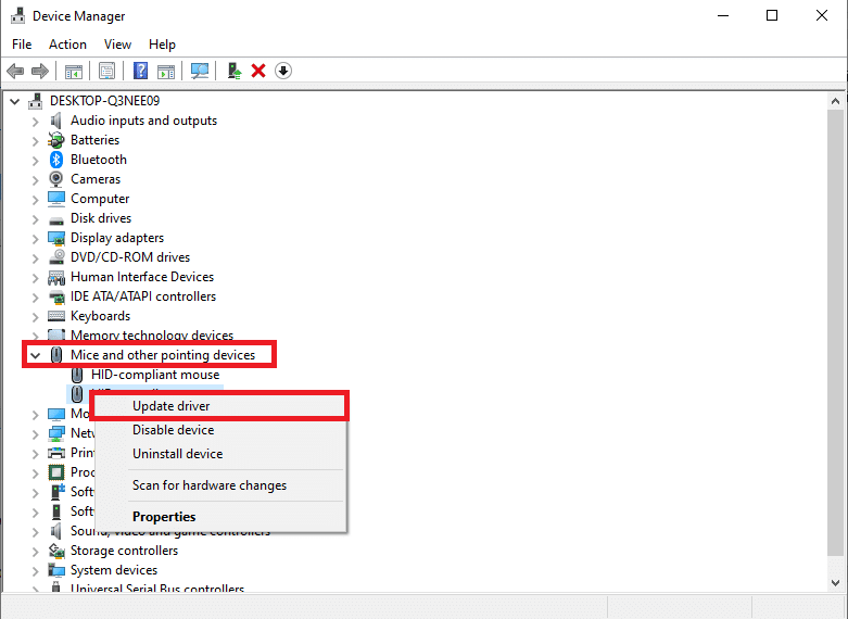 Navigasikan ke Tikus dan perangkat penunjuk lainnya. Klik kanan pada driver touchpad yang ingin Anda perbarui, lalu pilih Perbarui driver dari menu. Perbaiki Touchpad Scroll Tidak Bekerja di Windows 10