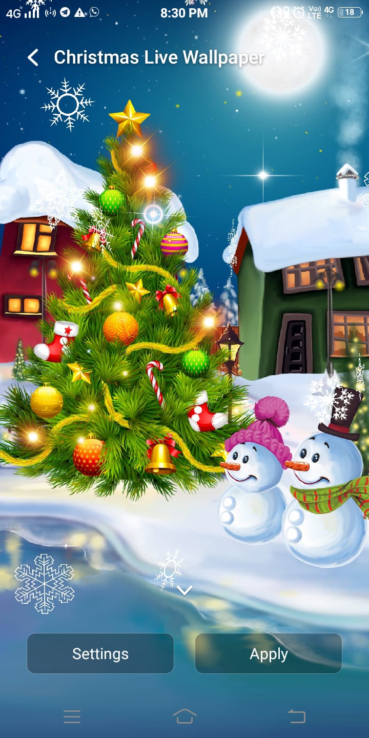 Wallpaper Natal oleh Amax LWPS