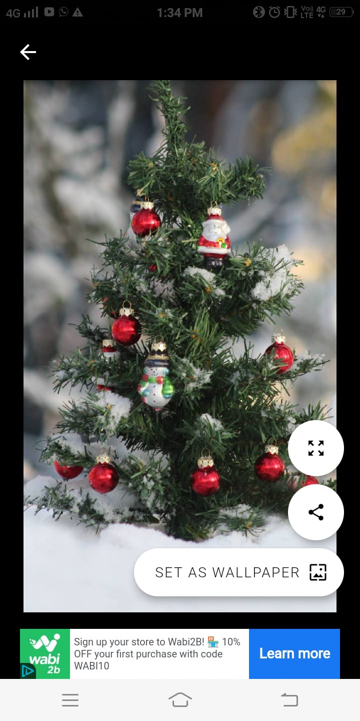Wallpaper Natal oleh Aplikasi eBook