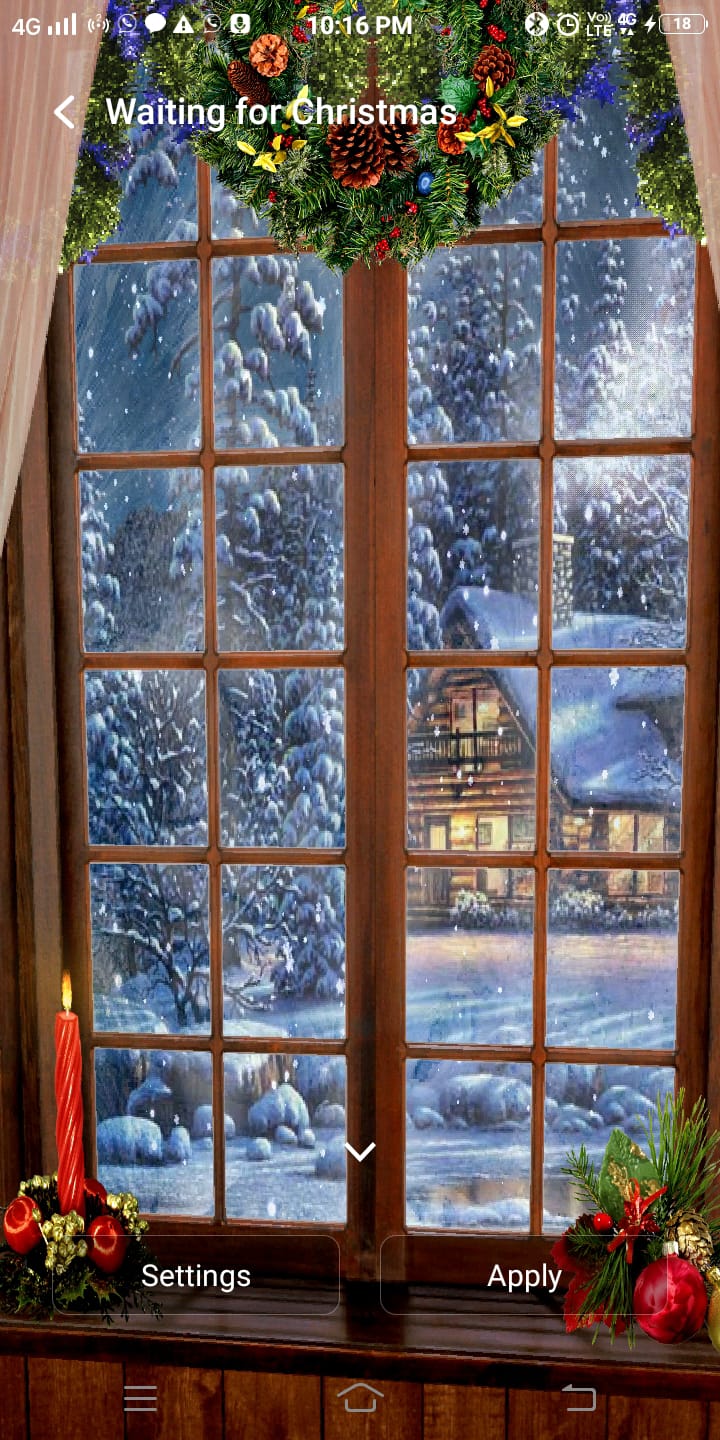 menunggu natal. Aplikasi Wallpaper Animasi Natal Gratis Terbaik untuk Android