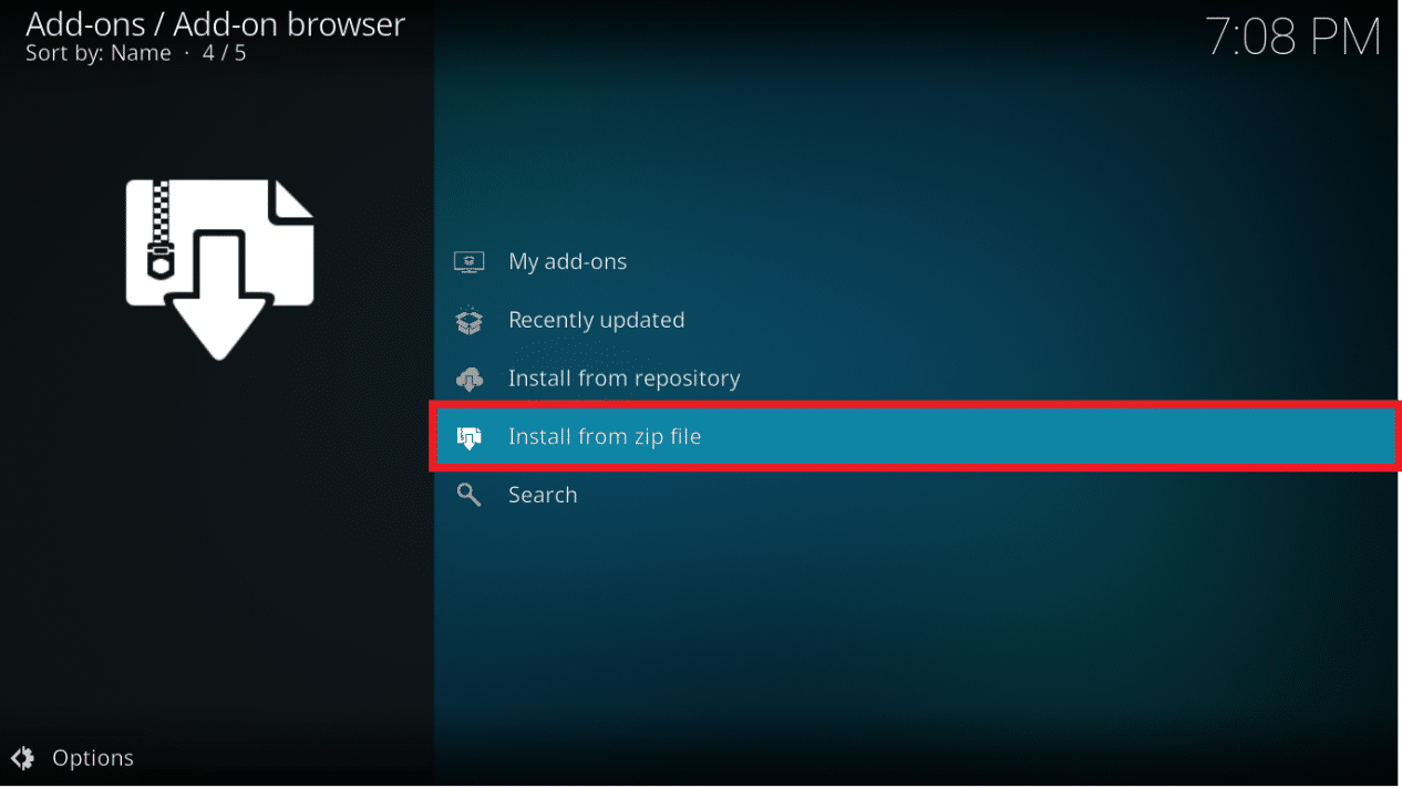 Klik Instal dari file zip. Addons Film Cina Kodi Terbaik