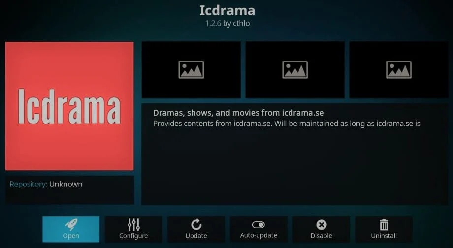 ICDrama Kodi addon