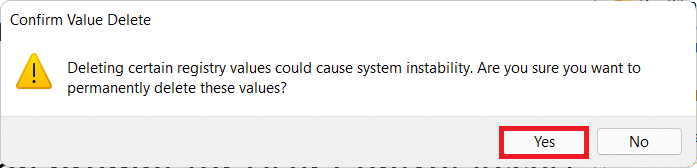 확인 메시지 삭제