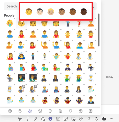 Bu emojiye sağ tıklayın ve istediğiniz özelleştirilmiş emojiyi seçin.