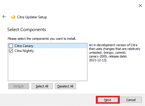 계속하려면 다음 버튼을 클릭하십시오. PC에서 3DS 게임을 플레이하는 방법
