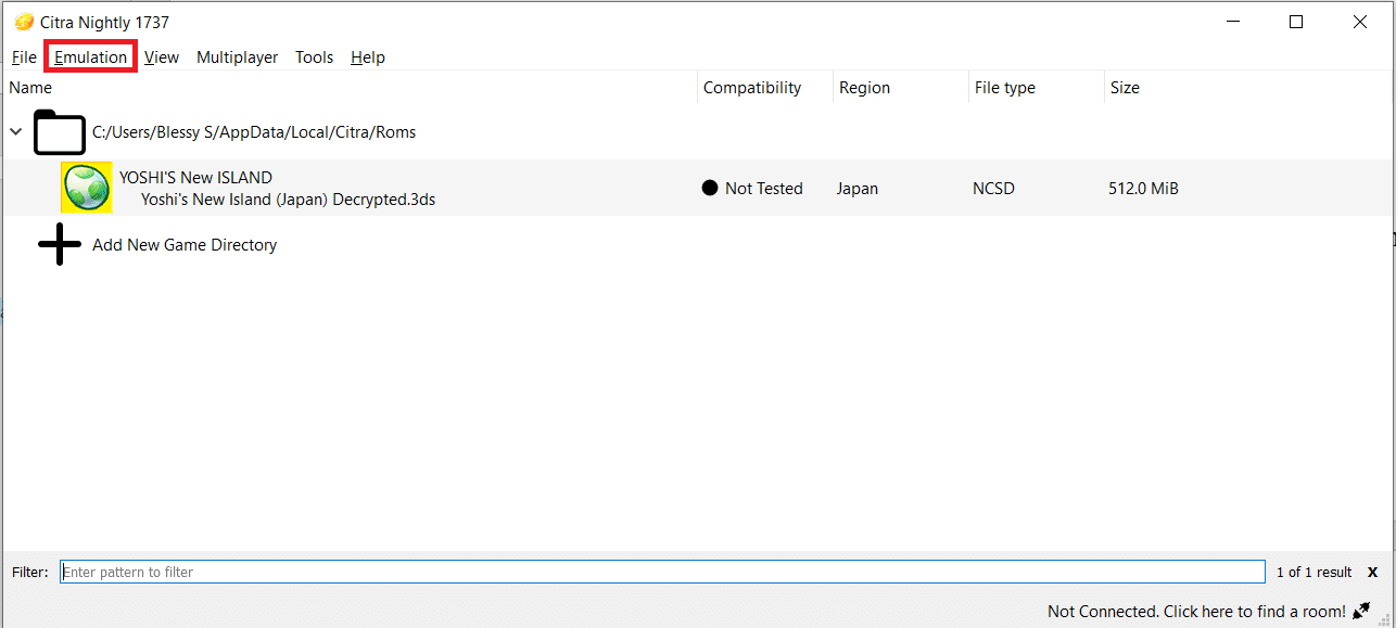 에뮬레이션을 클릭합니다. PC에서 3DS 게임을 플레이하는 방법