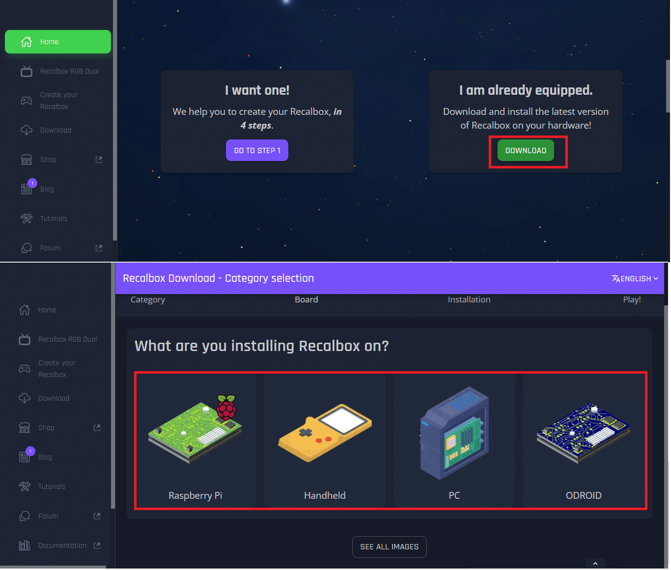설치하려는 장치에 따라 파일을 다운로드합니다. 상위 10개 최고의 Kodi Linux 배포판