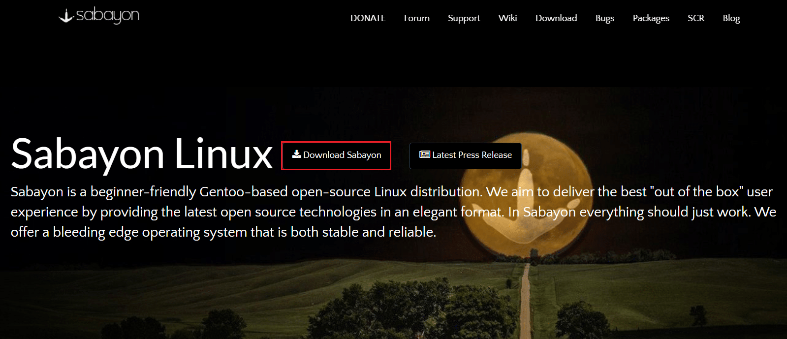 공식 웹 사이트에서 Saboyan을 다운로드하십시오. 상위 10개 최고의 Kodi Linux 배포판
