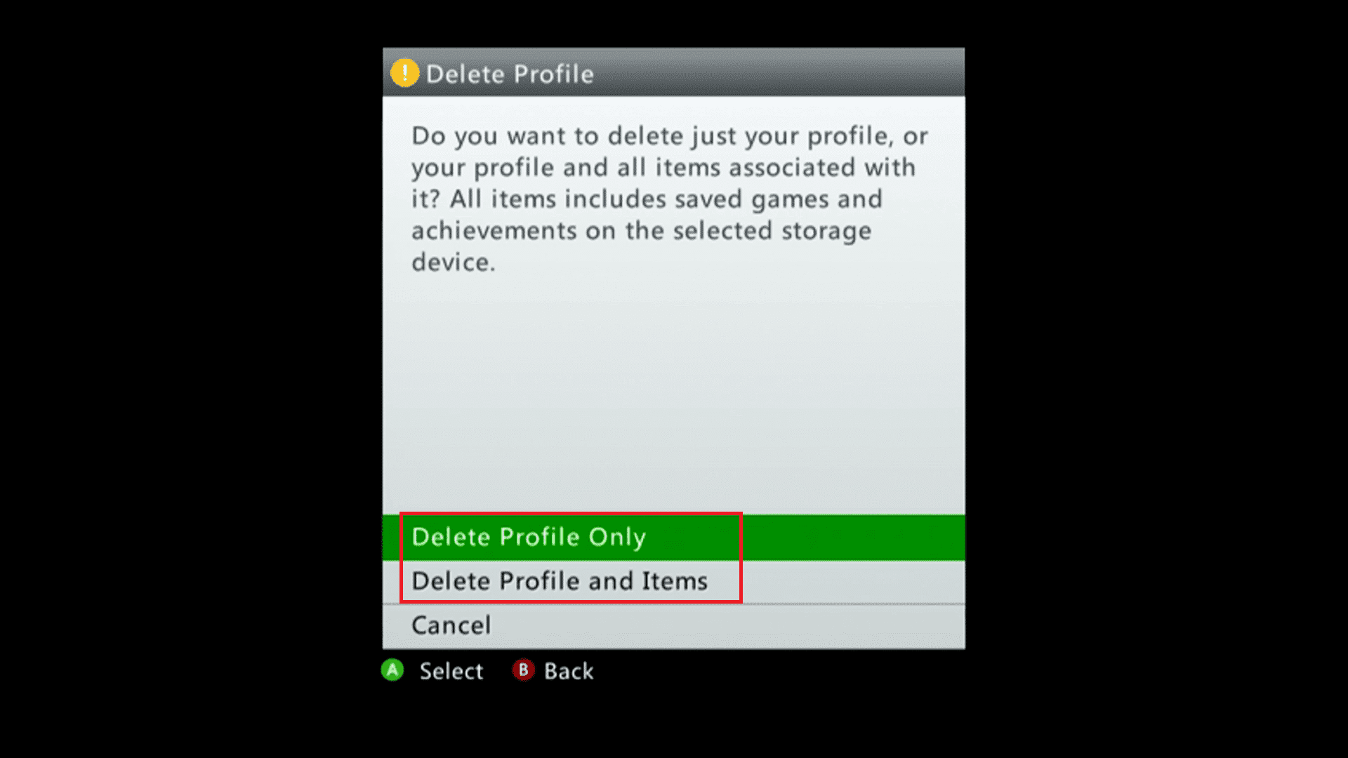 프로필만 삭제 | Xbox One에서 계속 로그아웃됩니다.