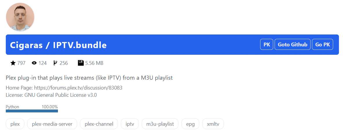 ดาวน์โหลดเครื่องเล่น Cigaras IPTV หน้า githubhelp