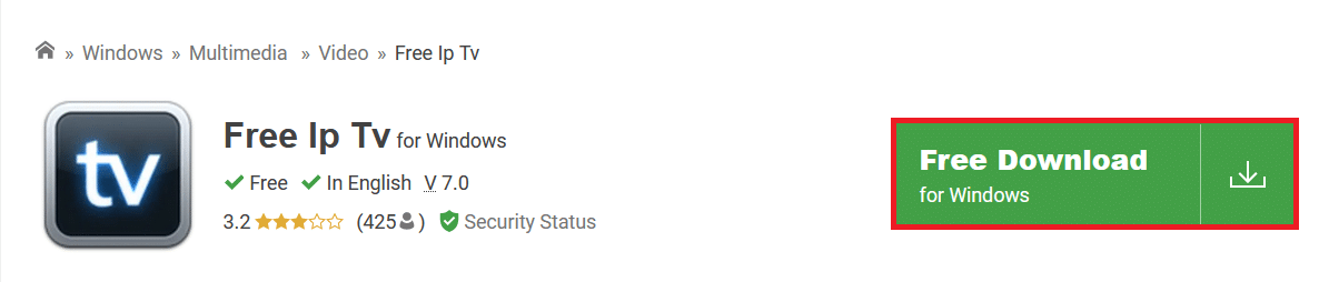 ฟรี Ip Tv สำหรับ Windows ดาวน์โหลด