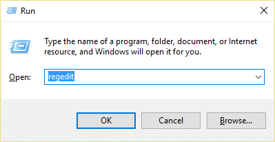 コマンドregeditを実行します