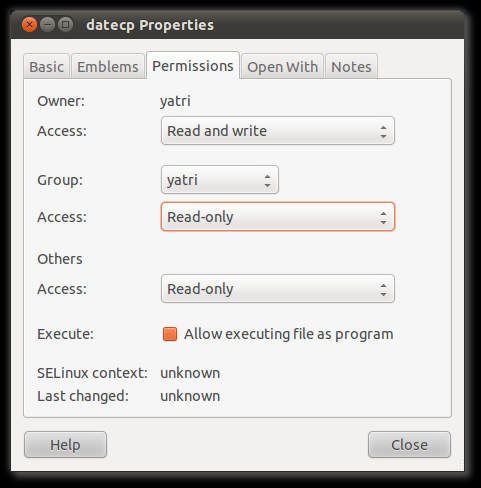 ubuntu permissions