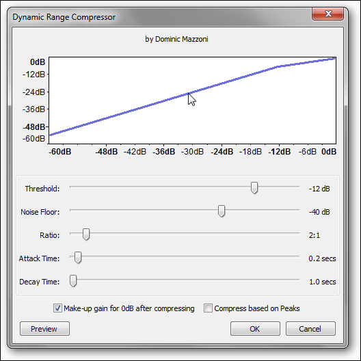 drc in audacity
