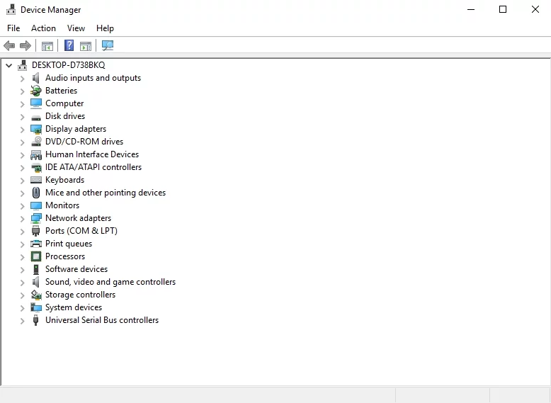 Utilizați Device Manager pentru a diagnostica și a repara computerul.