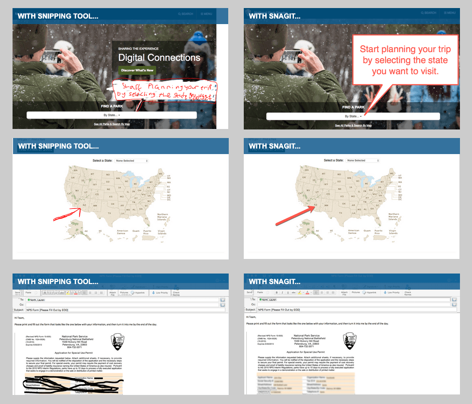 snagit vs snipping tool เปรียบเทียบ