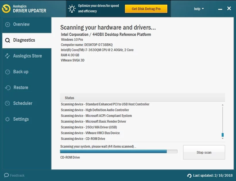 Para reparar todos sus controladores con un solo clic, use Auslogics Driver Updater.