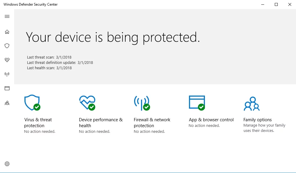 PCをスキャンしてWindowsDefenderでマルウェアを検出し、BSODの問題を修正します。