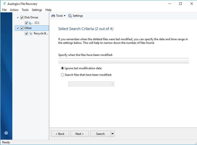 あなたはAuslogicsファイル回復であなたのWindows関連のファイルを取り戻すことができます