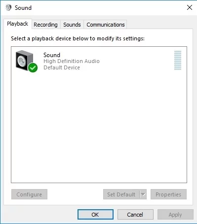 オーディオデバイスを再度有効にして、Skypeの問題を修正します