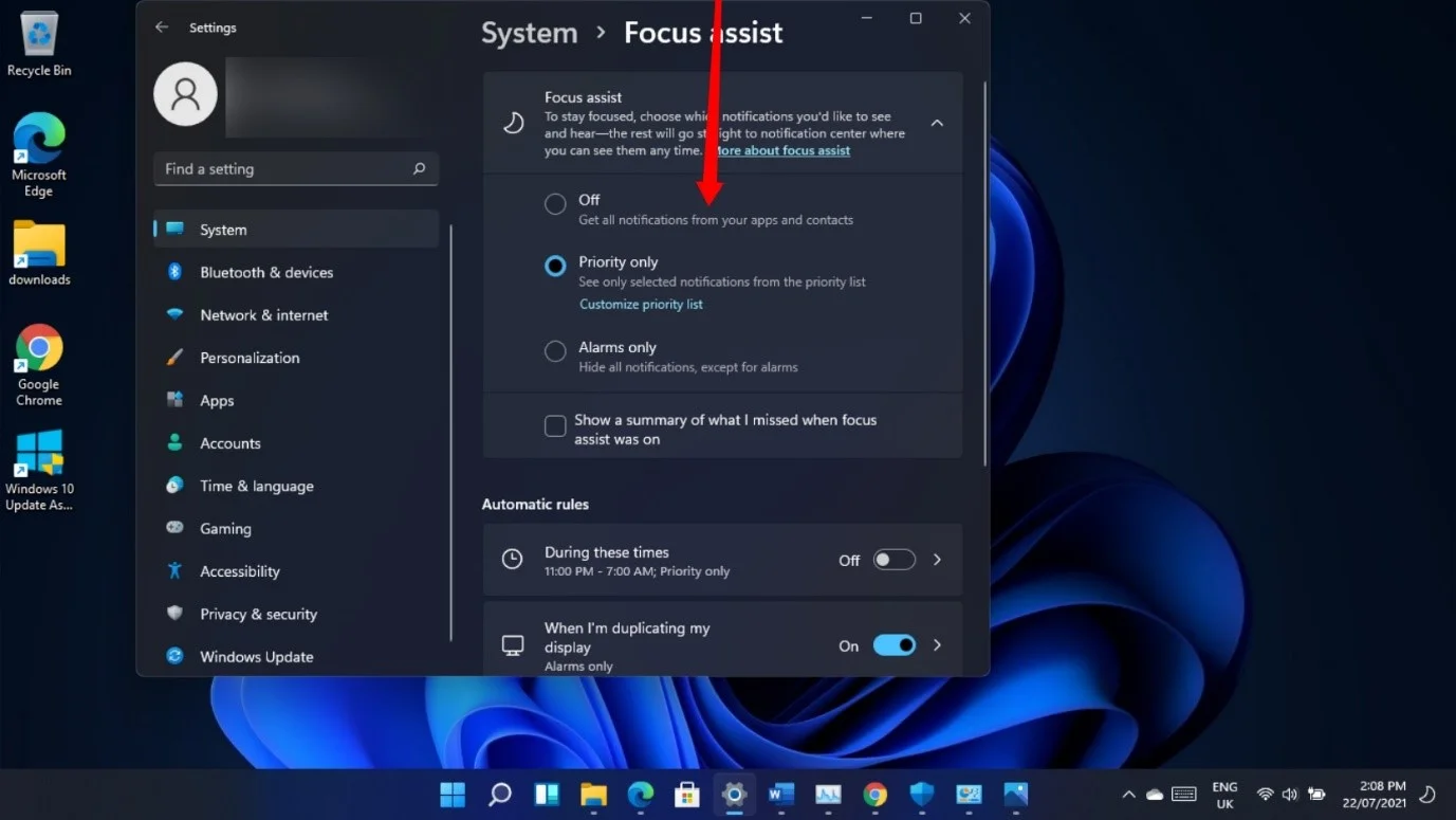จะใช้ Focus Assist ใน Windows 11 ได้อย่างไร?