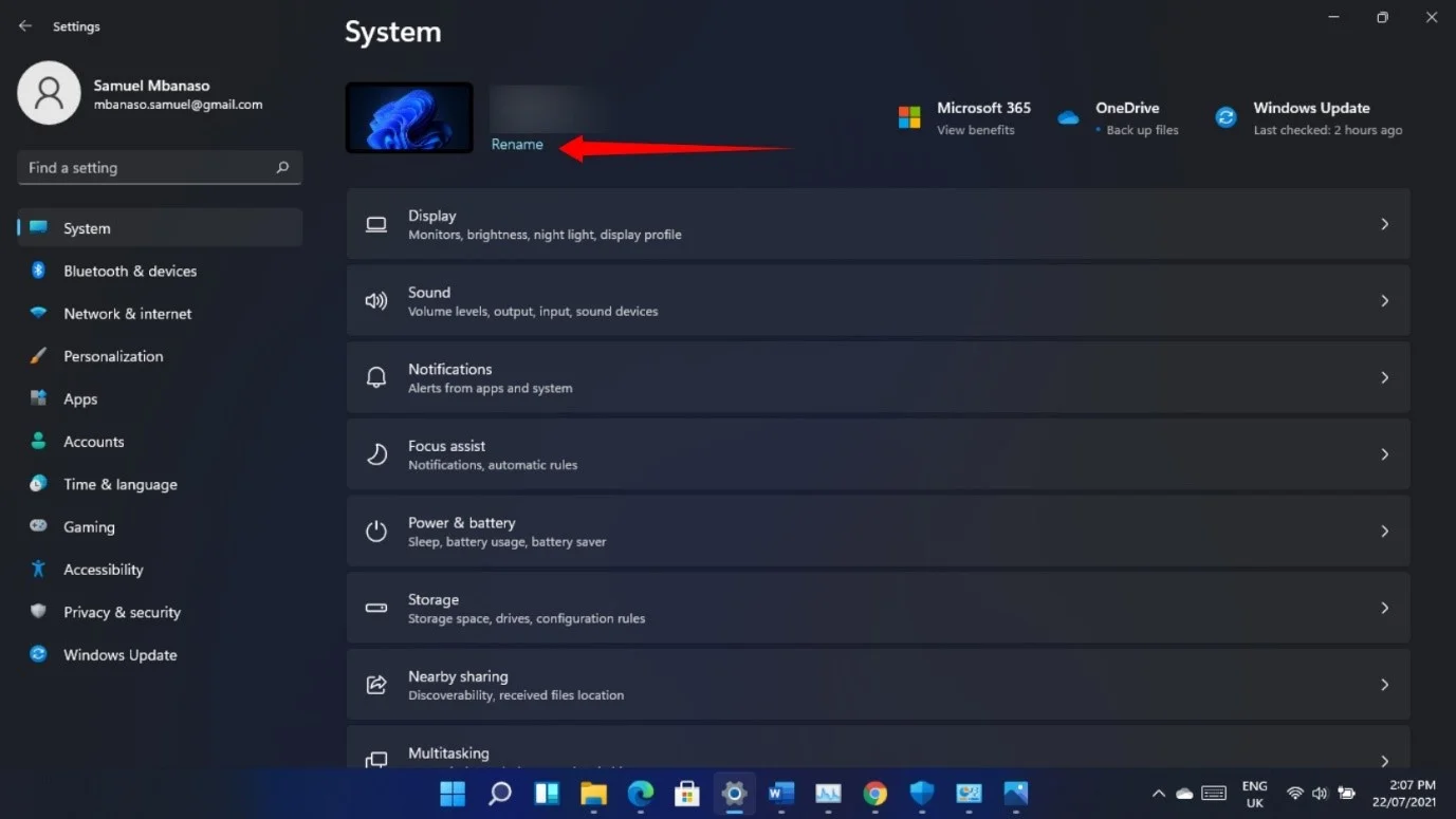 วิธีเปลี่ยนชื่อผู้ใช้ใน Windows 11