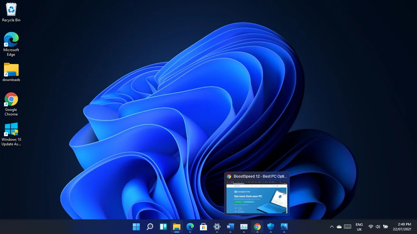 มุมโค้งมนถ้า Windows 11