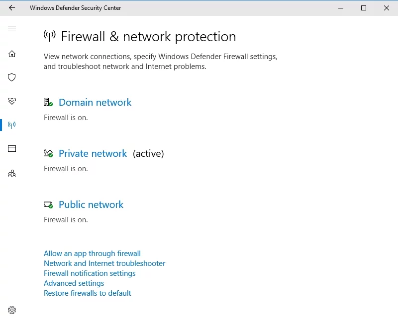 暂时禁用您的 WIndows 防火墙以解决您的问题